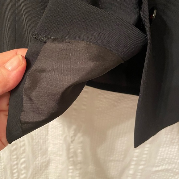 Vintage Maud Defossez Paris black blouse size 42 / US 20 - Picture 5 of 5